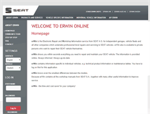 Tablet Screenshot of erwin.seat.com